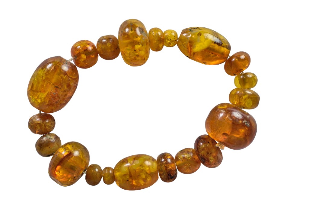 amber bracelet, a Medieval rosary